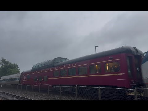 Cloudy Railfanning at Woodbridge! 10+ Trains! Private Car, Hornshows And more!