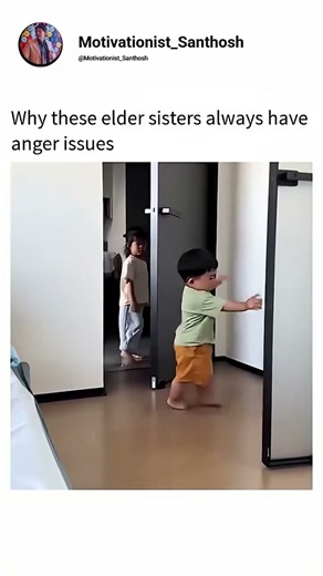 Why Do Elder Sisters Always Have Anger Issues! 😂🚪| #shorts #cute #viral #funny