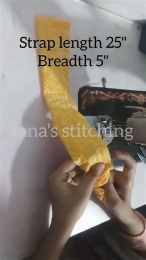 Strap Neck Design || Cutting & Stitching #shorts