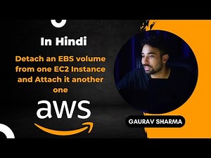 AWS Tutorials - 25 - Detach an EBS volume from one EC2 Instance and Attach it Another One