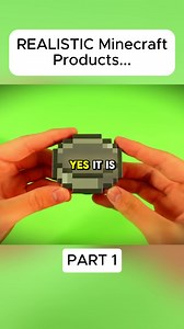 Realistic Minecraft Products 3D Toy
