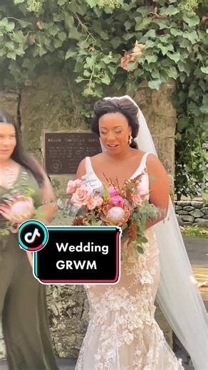 Wedding day GRWM . Wedding video 1/3. #mrsfrost #mrsbloom #weddingtiktok #tiktokwedding #wedding #bride #weddingday