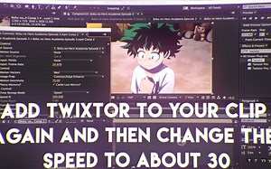 Twixtor教程几乎没有扭曲