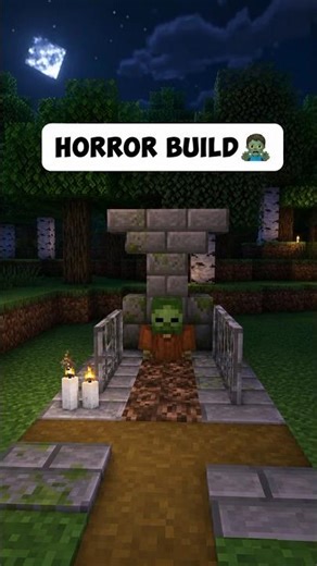 minecraft horror build hack 🙀#shorts #minecraft