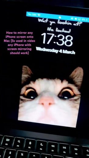 How to mirror iPhone screen onto Mac