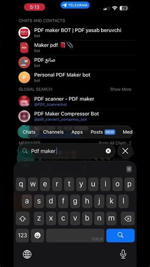 Convert images to pdf using telegram || lets learn techz