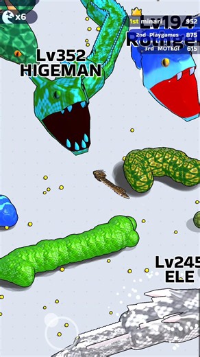 Snake game - Tha legend boss fight winmatch gameplay #snake #epicsnake #gaming #shorts