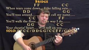 Your Cheatin' Heart (Hank Williams) Strum Guitar Cover Lesson with Chords/Lyrics Chords - ChordU