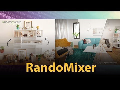 Introducing RandoMixer 3dsMax plugin | SplineDynamics