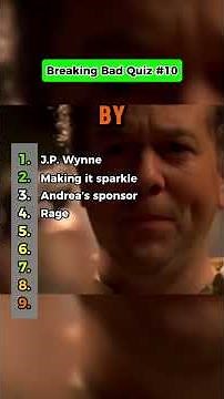Breaking Bad Quiz – Test your knowledge 🎯🧠
