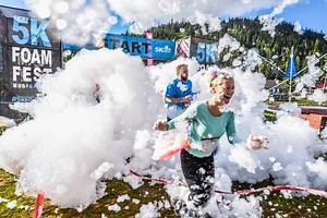 22 obstacles and 2.5 MILLION cubic feet of FOAM are coming your way on July 13, 2019 😎 | 5k Foam Fest Fun Run