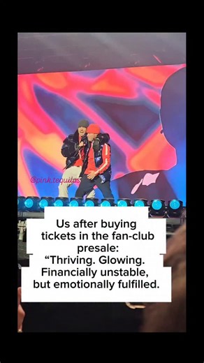 Pink Tequilas | BSB fans on Instagram: "This epic dance perfectly sums up our mood today. We survived 2.5 hours of presale chaos — and I lost count of how many times the word fu**was used 😆😆 @backstreetboys @nickcarter Backstreet Boys I pre sale I fan club I tickets I vibe"