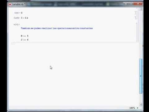 Constantes en Wolfram Mathematica