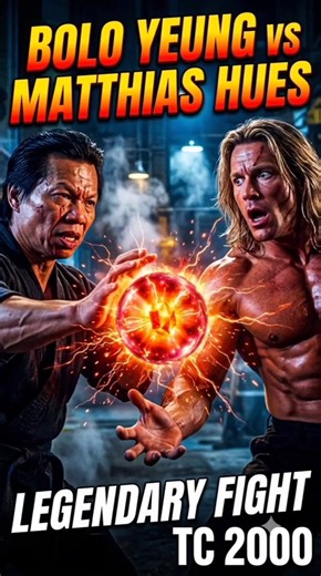 Bolo Yeung (Sumai) vs Matthias Hues (Bigalow) Fight Scene TC 2000
