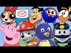 Os Backyardigans Mecanimais Patrulha Canina Peppa pig Galáxia Wander Hora De Aventura