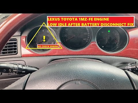 Lexus ES300 Low Idle Fix - Idle Relearn 1MZ-FE Toyota
