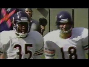 Neal Anderson 1987 Chicago Bears Game Footage
