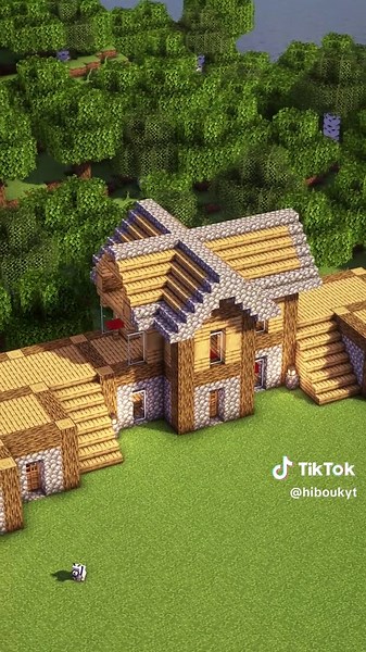 Minecraft 7 Player House - 3D Build Guide