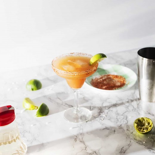 Spicy Tamarind Margarita - Salt & Chile Rim - Seitan Beats Your Meat