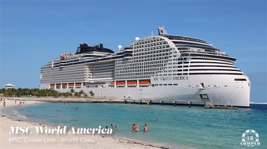 1.2K views · 19 reactions | Step aboard MSC's newest ship, World America. 朗 Catch a glimpse of the design, spaces, and standout features that you can expect on your next sailing! Plan your next escape on the World America! https://urcomped.com/facility/roomtype/details/1519/msc-cruises-msc-world-america | URComped | Facebook
