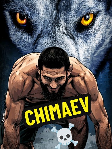 Huye de Khamzat Chimaev — Animación UFC y mito del Lobo