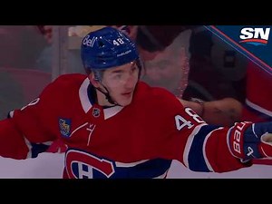 Lane Hutson Works Give-And-Go With Cole Caufield To Score Power-Play Goal