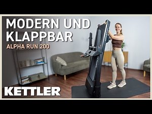 Laufband für Zuhause: Kettler Alpha Run 200 mit Klappfunktion & App-Anbindung