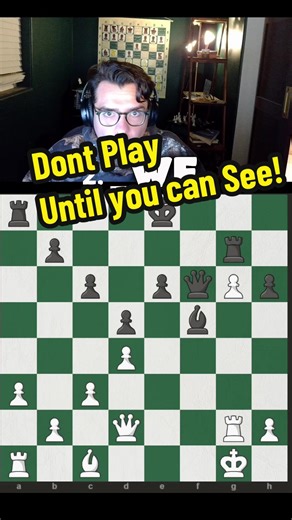 Don’t play it until you can see it Day 3! Practicing Chess visualization until we are great! #chess #chesstok #chesscom