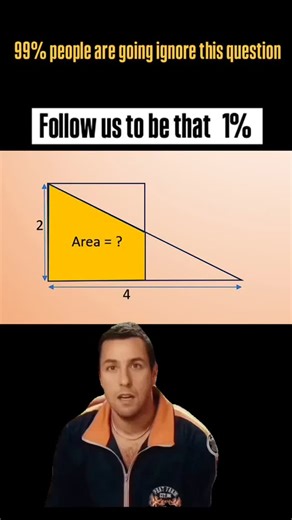 What's the area of the shaded region? 💛 Area of yellow shaded region • Math proves every problem is solvable • Life's curveballs teach us to be flexible - thanks, math! #mathproblems #puzzlingcommunity | Learn with MN