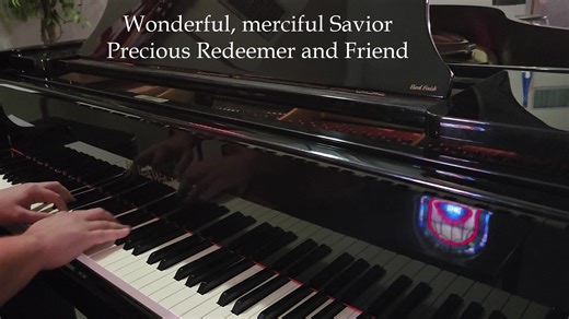 Wonderful Merciful Savior: Piano Instrumental & Lyrics