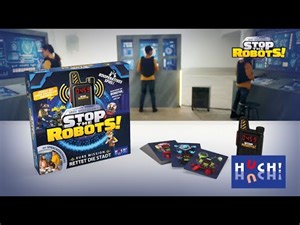 Eure Mission: Rettet die Stadt mit *STOP THE ROBOTS!*, dem kooperativen Spiel von HUCH!