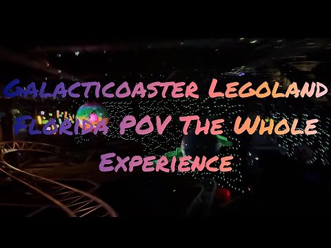 Galacticoaster | Legoland Florida | POV | The Whole Experience | Roller Coaster | Legoland