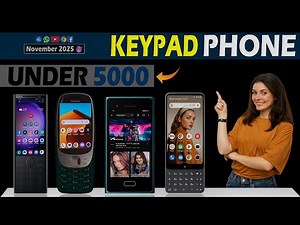 Top 5 Best Keypad Phone Under 5000⚡⚡November 2025📱☠️👹