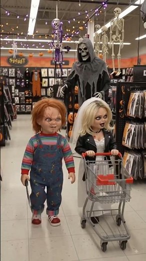 Living dolls found at Spirit Halloween #chucky #halloween #horror