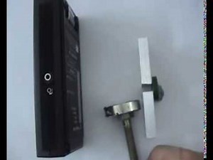 Magnetic deflection of beta particles