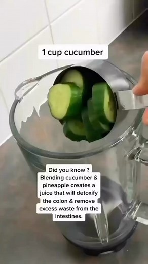 Did you know? Juicing pineapple and cucumber creates a juice that will detoxify the colon and remove excess waste from the intestines. Cucumber consumption has a number of health advantages, including reduced blood sugar levels, balanced hydration, and weight loss. The high fiber and water content of cucumbers both aid in promoting regularity and preventing constipation. On the other hand, the enzymes in pineapple juice aid in the digestion of protein in the gut, thereby reducing constipation, g