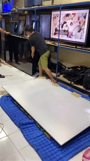 Jupri S Elektro | 82 inch large screen TV installation #tv #television #LCD #repair #electronics | Instagram