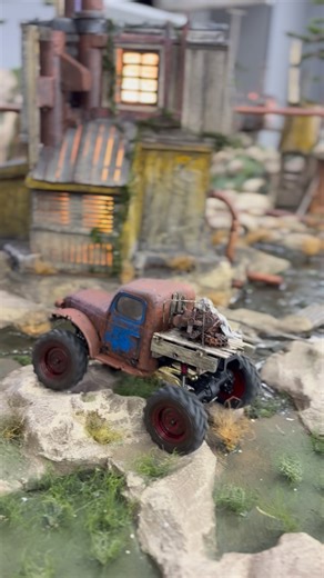 Алексей | Готовая RC модель, проезд на диораме #diorama #моделизм #scalemodelling #rc #rcmodel | Instagram
