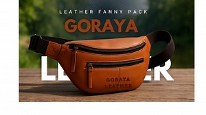 Handmade Leather Fanny Pack: Brown Crossbody Belt Bag With 3 Zipper Pockets - Etsy