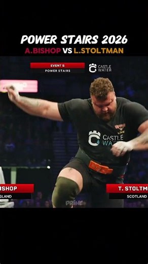 He Almost COLLAPSED 😳 | 2026 Power Stairs Was Insane 💥 #strength #shorts #gym #strongman