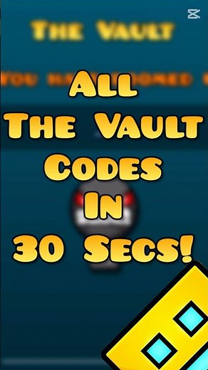 ALL “THE VAULT” CODES & FREE ICONS IN GEOMETRY DASH! 🤩 #geometrydash #update #gaming