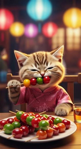 ⚠️ WARNING: Extreme Crunch and Cuteness 😻🍓 - Watch This Adorable Snack Attack