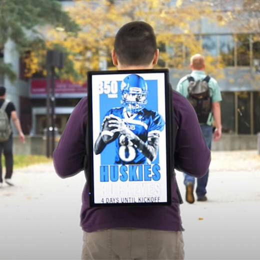[Hot Item] Digital Backpack with LCD Screen Android System Backpack Billboard Advertising LCD LED Backpack Human Banner Display