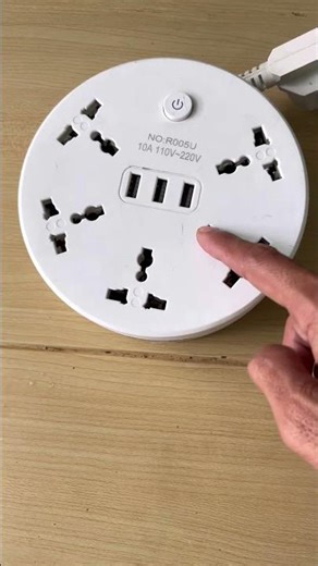 Kabel Rol Circle Port 5 Port 3 USB Stop Kontak Colokan Kabel USB Port #stopkontak #kabelrol