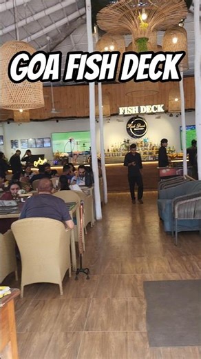 Goa Famous Fish Deck Restaurant 🐟 | Fresh Seafood by the beach ⛱️