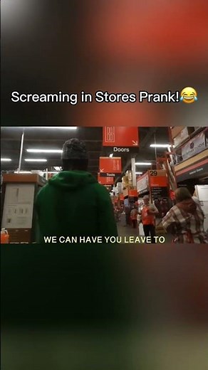 Screaming in Stores Prank! 😂 FULL VID on YouTube: Cannonball #funny #fypシ #prank