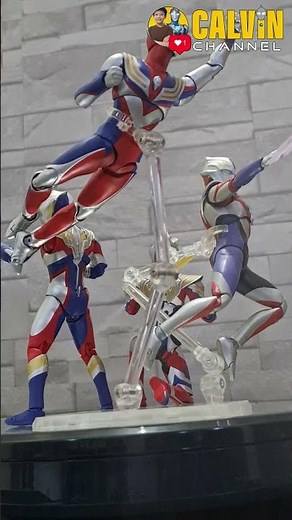 ultraman tiga squad 🔥🔥🔥 s.h.figuarts ‪@CalvinChannel‬