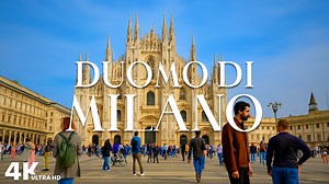 Italy – Inside the Duomo di Milano, Cathedral Walking Tour in 4K