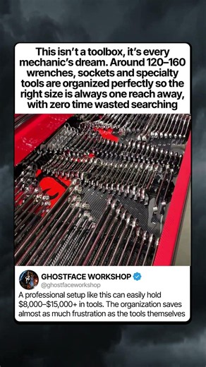 EVERY MECHANIC DREAMS OF A TOOL DRAWER LIKE THIS