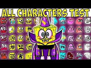 ALL CHARACTERS TEST | FNF Character Test | Gameplay VS Playground